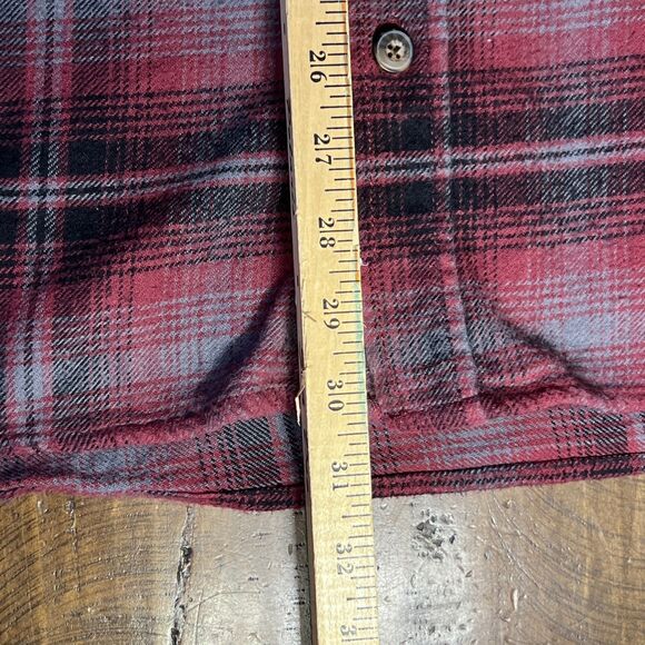 Jachs Heritage Flannel Mens 3XL Plaid Cabincore Camp Work Shirt Utility Shacket - Picture 6 of 6